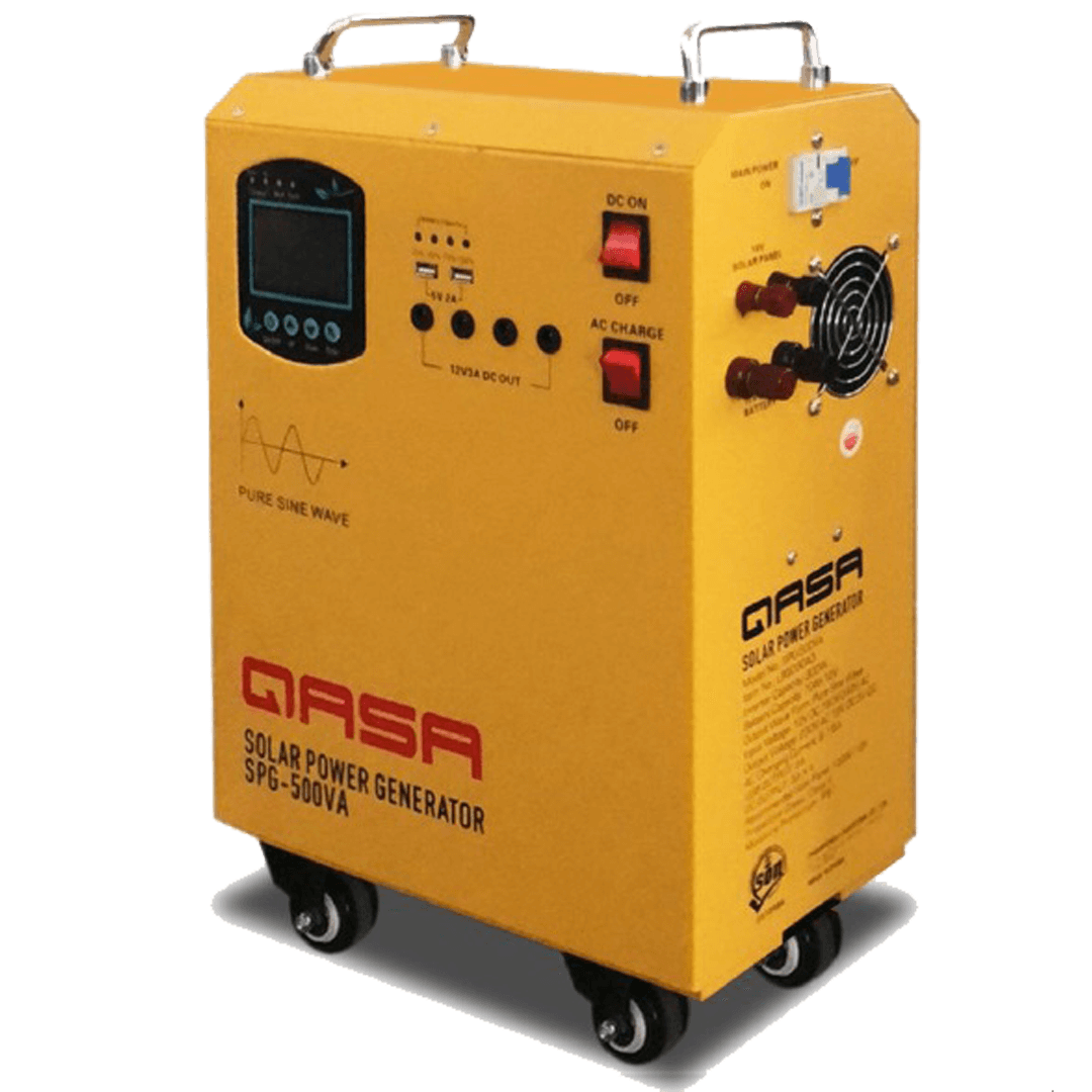 Qasa Solar Generator - Without Batteries And Solar Panels - 500w