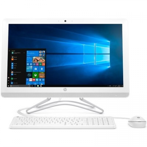 Hewlett Packard 24-e040 Pavilion 24" Intel i3-7100U All-in-One Computer, White (2017 Model)
