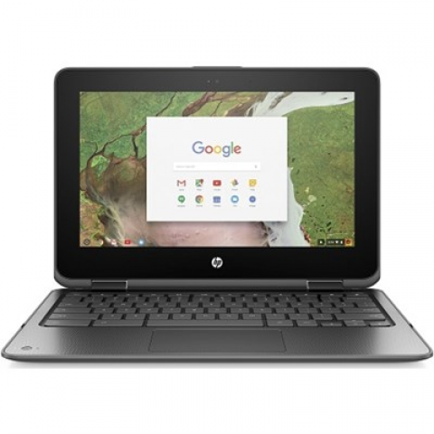 Hewlett Packard 11-ae010nr x360 11" Intel N3350 Chromebook Convertible Laptop - 2MW49UA#ABA